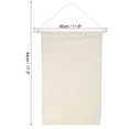 thumbnail image 2 of Uxcell 17" Length Enamel Pin Display Banner Blank Canvas Pin Banner Beige, 2 of 5