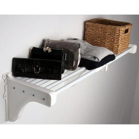 

EZ Shelf 40 -75 Expandable Shelf with 2 End Brackets White