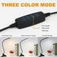 thumbnail image 5 of Lámpara de escritorio LED para protección ocular, lámpara de escritorio USB para lectura, trabajo, uñas, belleza, rostro, selfies, luz de relleno, lupa, lámpara de escritorio con tubo con clip, 5 of 5