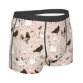 thumbnail image 4 of Uemuo Funny Chicken Pattern Men's Boxer Briefs,Trunk Anti-Chafing,Comfortable, Durable, and Stylish Underwear-Small, 4 of 9
