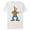 White, variant on Men's Mickey & Friends Goofy Wave  Graphic Tee Athletic Heather 3X Large