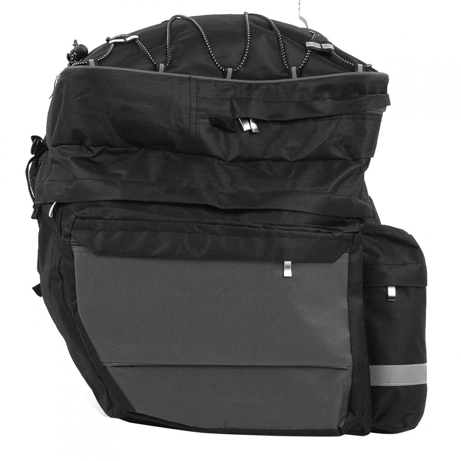 Fugacal Cycling Rack Bag,Bicycle Bag 3 in 1 Cycling Rack Goods Shelf