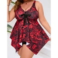 thumbnail image 5 of Ailaofu Women Fashion Print With Chest Pad Without Underwire Bikini Swimsuit, 5 of 7