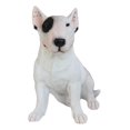 thumbnail image 2 of Large Lifelike Comical Bull Terrier Sitting Statue 16" L Fine Pedigree Dog Decor, 2 of 10