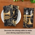 thumbnail image 6 of Napkin Satin Napkin 20*20Inchx1 Kitchen Towel Dinner Plate Towel Decorative Towel Napkin Tea Towel Suitable For Kitchen Table Golden Horn, 6 of 8