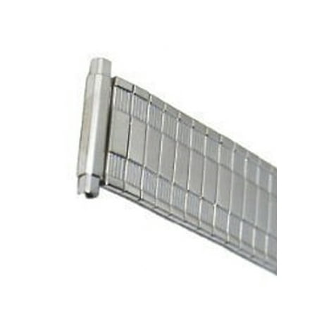 SPEIDEL 18-22MM SILVER TWIST O FLEX EXPANSION STRETCH STRAP WATCH BAND 5.6 INCHES LONG