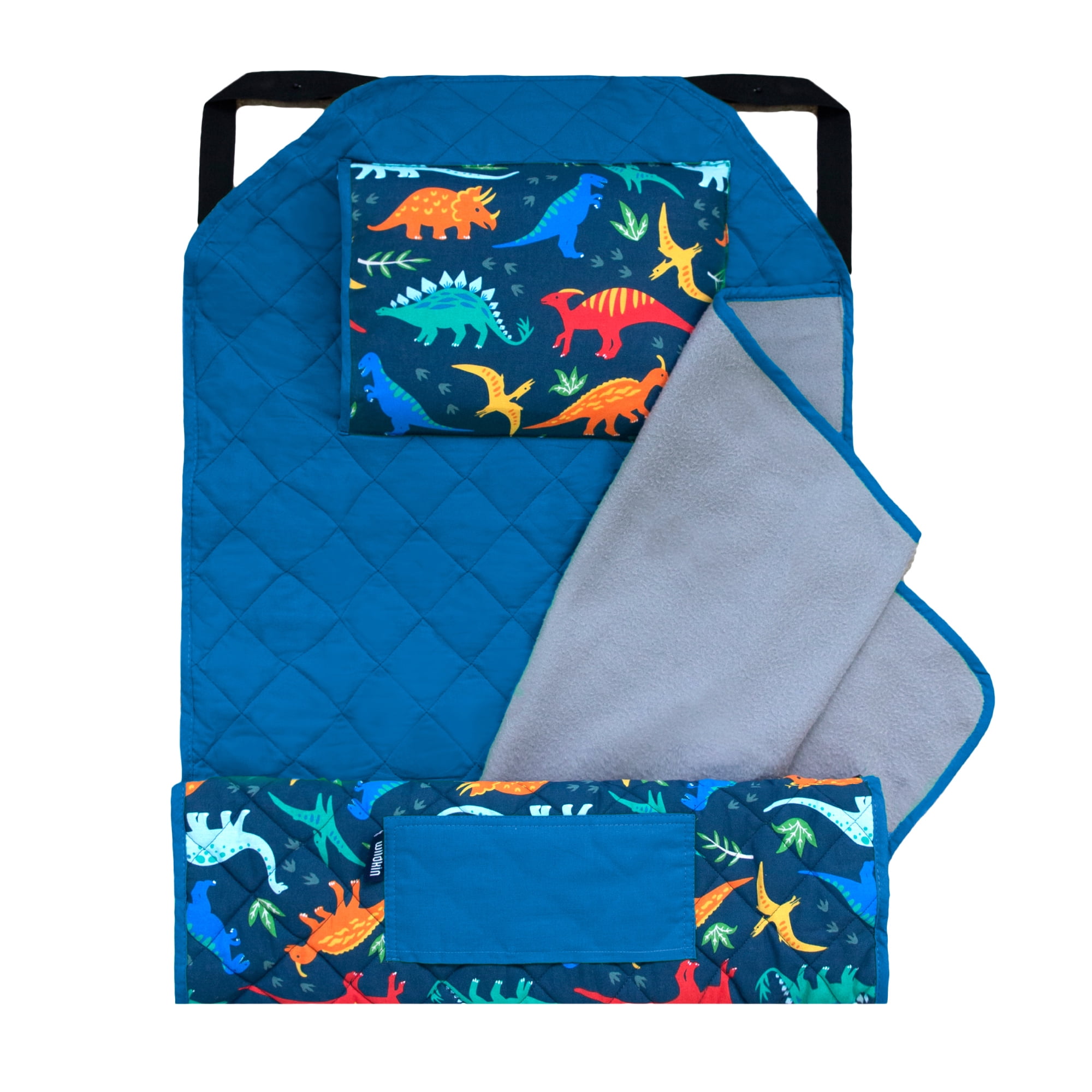 Wildkin Modern Nap Mat with Elastic Corner Straps for Toddler Boys and ...