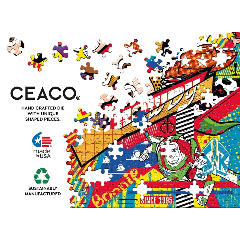 Ceaco 1000 Piece Toy Story Pixar Graffiti Interlocking Jigsaw