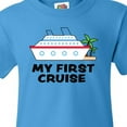 thumbnail image 4 of Inktastic My First Cruise with Cruise Ship and Palm Trees Youth T-Shirt, 4 of 5