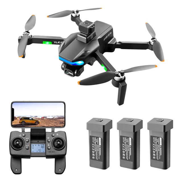S135 GPS WiFi RC Drone Helicóptero 3 ejes 5G 4CH Cuadricóptero plegable JShteea El nuevo