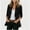 #0557-Black, variant on Womens Blazer Long Sleeve Lapel Solid Button Front Blazer with Flap Pockets Casual Office Jacket