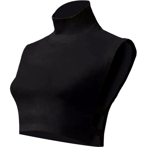 Camicover Fake Turtleneck Dickey Collar Half Top Mock Blouse Neck Warm Faux Detachable Collar for Women