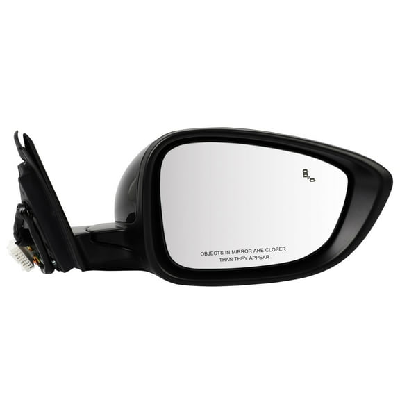 cciyu Passenger Side View Mirror Replacement For 2018-2022 For Honda For ACCORD Power | Heated | Blind Spot Detection Replace HO1321329 Black