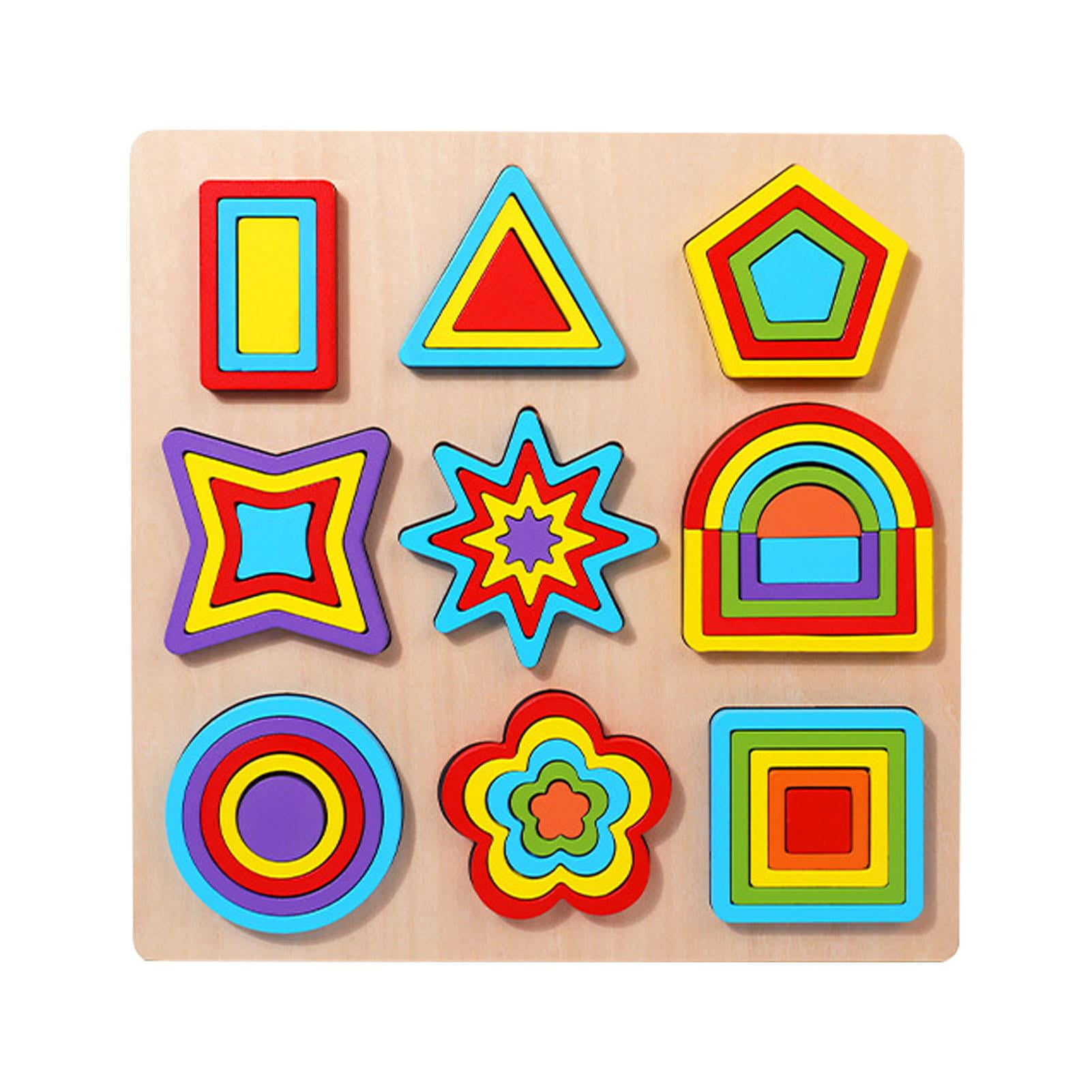 Wooden Pegged Puzzles Montessori Pegged Wooden Puzzles Montessori