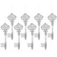 thumbnail image 4 of Gymnture 8pcs Christmas Hanging Ornaments Clear Acrylic Key Decors Hanging Key Ornaments, 4 of 10