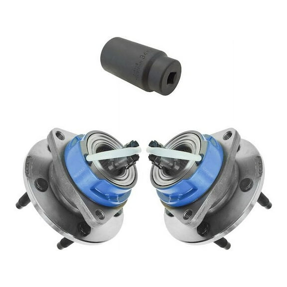 Wheel Hub Assembly and Socket Kit - Compatible with 2005 Buick Terraza AWD