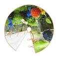 thumbnail image 2 of Saiise Pikmin Print Christmas Tree Skirt 30" Tree Skirt Rustic Christmas Decorations for Winter New Year Holiday Party Decor Indoor Outdoor, 2 of 7