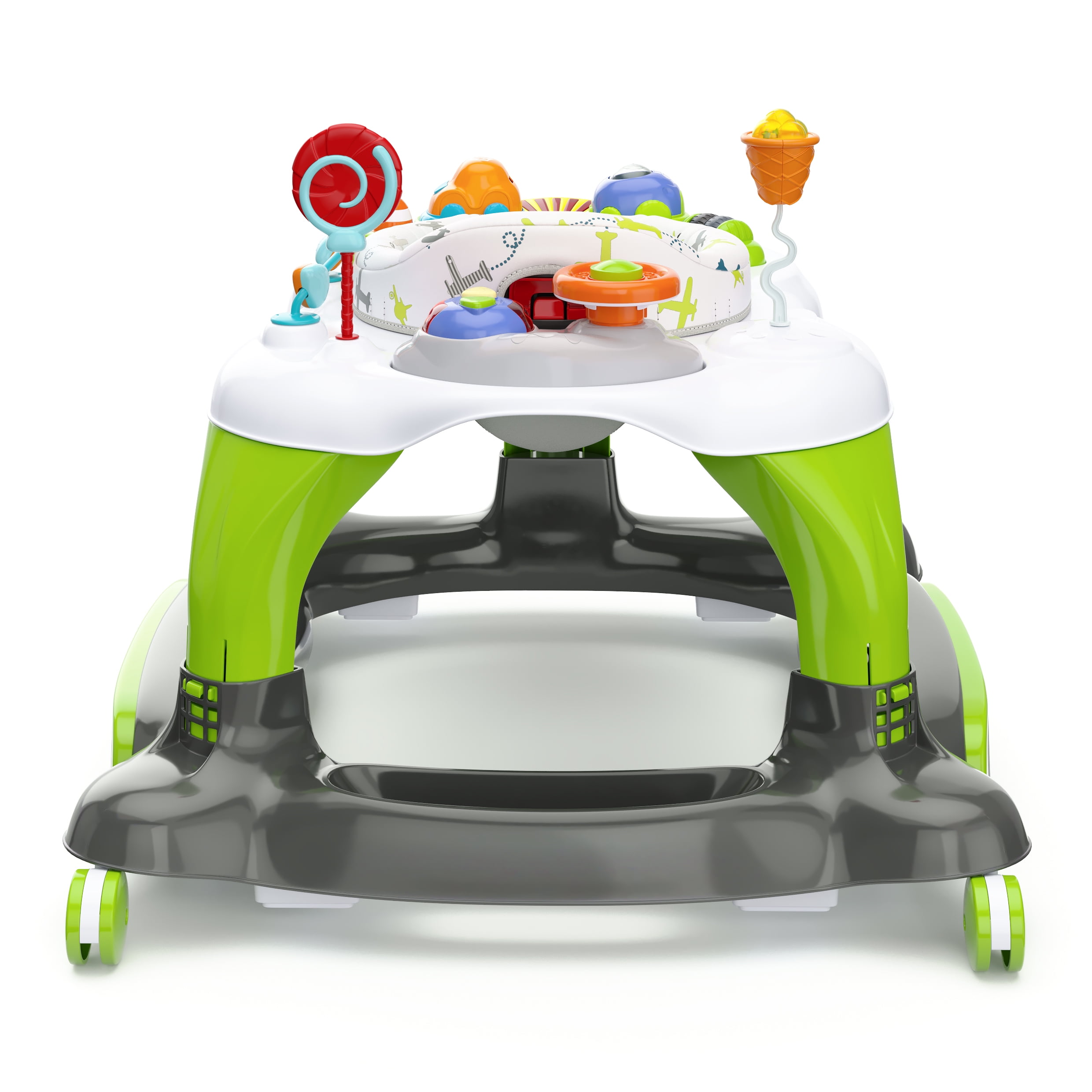 Storkcraft Activity Walker with Jumping Board and Feeding Tray Unisex Green
