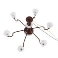 thumbnail image 3 of Lámpara de techo LED en miniatura para casa de muñecas, modelos de lámpara de araña a escala 1:87 Bronce perfke Candelabros de casa de muñecas, 3 of 9
