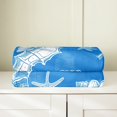 thumbnail image 2 of YST Marine Life Blanket 40x50 Inch Nautical Throw Blanket For Children Blue Seahorse Starfish Shells Fleece Blanket Underwater Sea Animals Flannel Blanket, 2 of 5