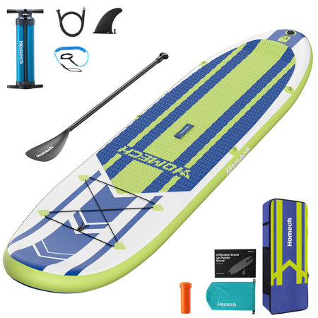 Homech 10.8 ft. iSUP Inflatable Stand Up Paddle Board with Paddle, Pump & Accessories Pack