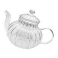 thumbnail image 1 of facefd Borosilicate Glass Teapot with Strainer Heatproof Flower Teapot with Tea Pot Tea Kettle, 1 of 9