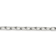 thumbnail image 3 of 925 Sterling Silver 5.5mm Fancy Diamond-cut Open Link Cable Chain 18 Inch, 3 of 5