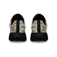 thumbnail image 4 of Hummingbird Flower Shoes Sneakers Black Size 8.5, 4 of 7