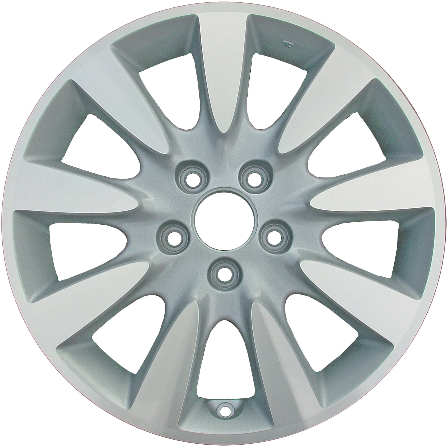 17 X 6.5 Reconditioned OEM Aluminum Alloy Wheel, Machined W/Silver Vent ...