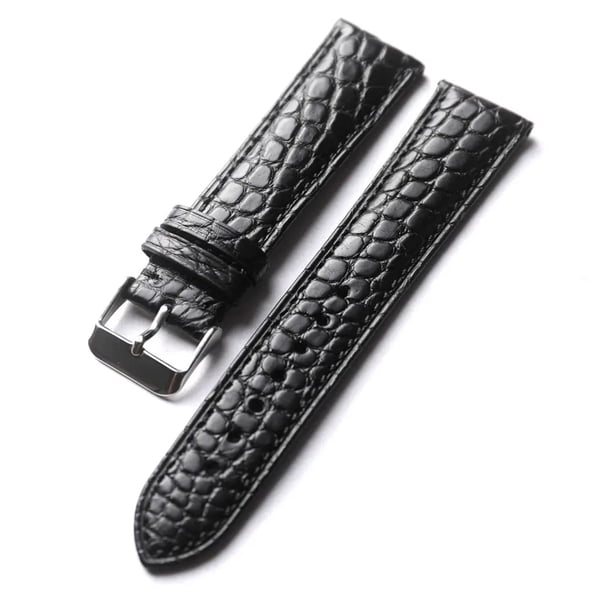 ZWP Handmade Crocodile Leather Strap 20 22MM Brown Black Leather S