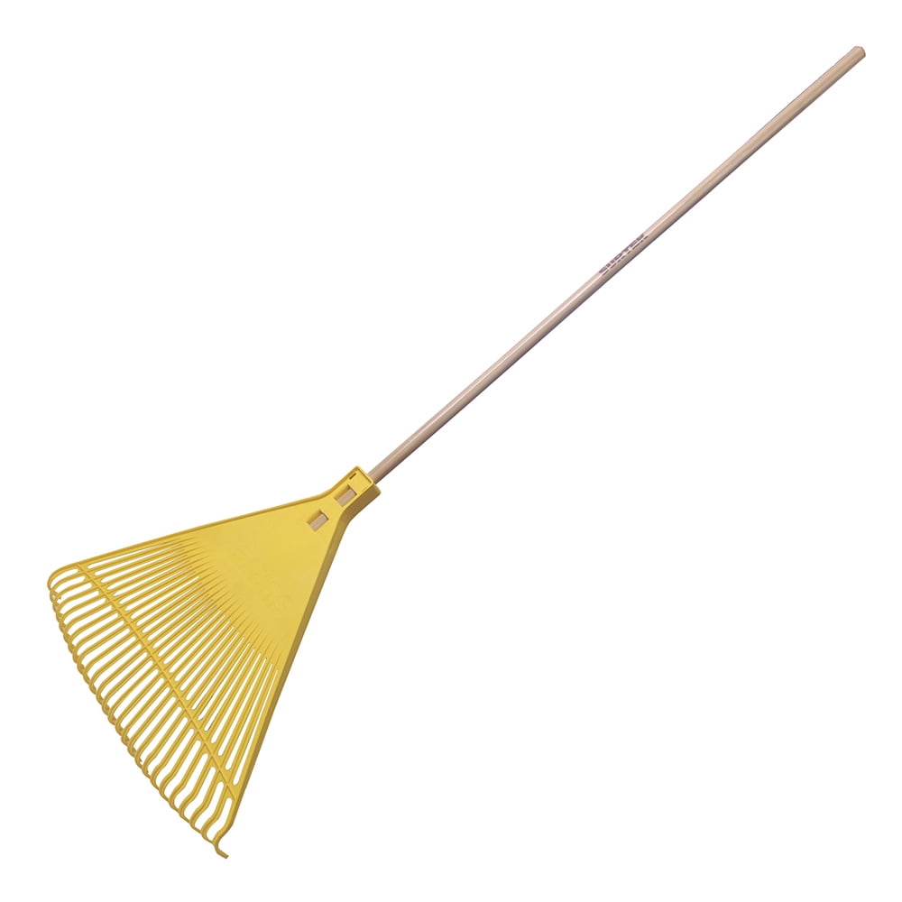 Surtek Plastic garden leaf rake with 26 teeth