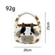 thumbnail image 1 of Cesta de Pascua de vaca transfronteriza, cesta de Pascua de felpa, juguete de peluche, bolso bonito con leche, 1 of 5