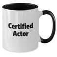 thumbnail image 2 of Funny Actor Quotes Two Tone Coffee Mugs Gifts for Men from Family on Graduation Day, 2 of 4