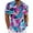 3-Blue, variant on Telankuip Mens Carnival Hawaiian Short Sleeve Shirts Button down Funny Graphic All-Over Print Casual Beach Shirt Lightweight Comfortable Fashion Mardi Gras Festival Outfits 7-Green XL
