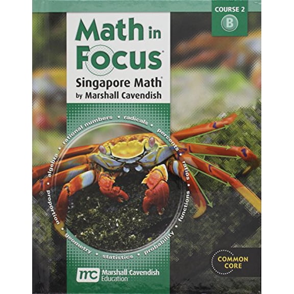 Pre-Owned Math in Focus: Singapore Math Volume B Grade 7, 9780547560106, 0547560109, Hardcover, 1 edition