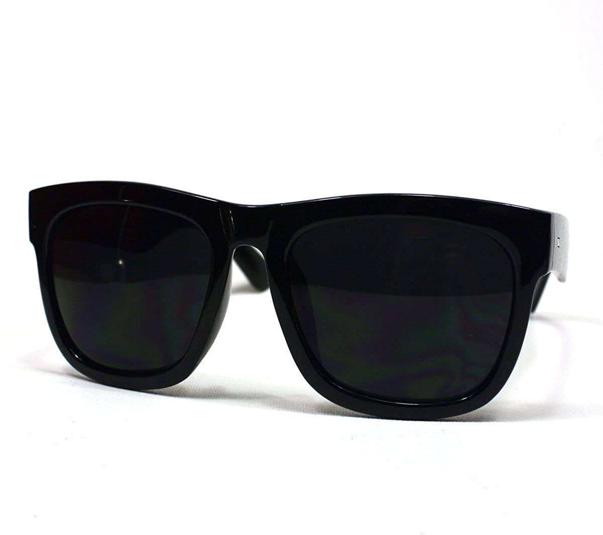 Oversized Sunglasses Super Lens Thick Rim Frame 
