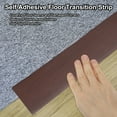 thumbnail image 4 of Uxcell Self Adhesive Floor Transition Strip Vinyl Flat Divider Flooring Red Oak 20 FT x 2", 4 of 7