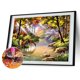 thumbnail image 2 of Cuadros Decorativos DIY Diamond Painting El ciervo en el bosque con diamantes redondos Likrtyny embutido en tela, 2 of 9