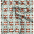 thumbnail image 1 of Soimoi Green Rayon Crepe Fabric Crabs Ocean Print Fabric by Yard 46 Inch Wide, 1 of 6