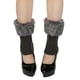 thumbnail image 1 of HongQid Womens Fuzzy Leg Warmers Knit Ankle Socks Winter Warm Ruffle Leg Sleeves Warmer Thick Boot Socks, 1 of 3