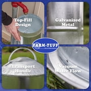 Galvanized Poultry Fountain 2 Gallon