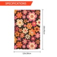 thumbnail image 2 of Rod-Free Courtyard Decorative Flag 12x18in Thick Fabric Four Seasons Universal Durable Not Easy To Fade Disassembly Convenient Retro Groovy Flowers Pattern (10), 2 of 8