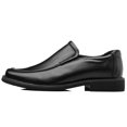 thumbnail image 3 of DADAWEN Men's Formal Leather Square Toe Loafers Shoes Classic Dress Shoes Slip on Black 6.5 US, 3 of 8