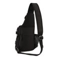 thumbnail image 3 of Bolso De Pecho Para Hombre Tactics Chest Bag Fashion Men Punck Sling Shoulder Bag para deportes al aire libre (negro), 3 of 7