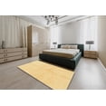 thumbnail image 5 of Ahgly Company Machine Washable Indoor Rectangle Abstract Chrome Gold Yellow Area Rugs, 7' x 10', 5 of 7