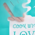 thumbnail image 3 of 8.6x11 Inch Cooking Theme Silk Screen Stencil “Cook with Love” Self-Adhesive Silk Screen Printing Stencil Kitchen Sign Stencil Reusable Stencils for Painting on Wood Fabric T-Shirt, 3 of 6