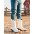 thumbnail image 2 of Bota Vaquera Infantil Wildcat® Larga Color Late Moda beige 21, 2 of 10