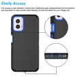 thumbnail image 5 of Njjex Motorola Moto G Power 5G 2024 Cases,Sturdy Phone Case for Moto G Power 5G 2024 6.7",Full-Body Shockproof Protection Heavy Duty Hard Plastic & Shock Rubber Bumper 3-in-1 Case Cover - Blue, 5 of 6