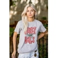 thumbnail image 3 of Funny Christmas Wreck The Halls Plus Size Crewneck Graphic Tee Shirt Brisco Brands 4X, 3 of 5