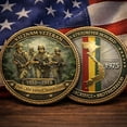 thumbnail image 6 of Vietnam Veteran Commemorative Coin, 1955-1975 Forever Honored Tribute Medal, Military Collectible Souvenir Coin, Desktop Decor for Home Office Study and Collection, 6 of 6